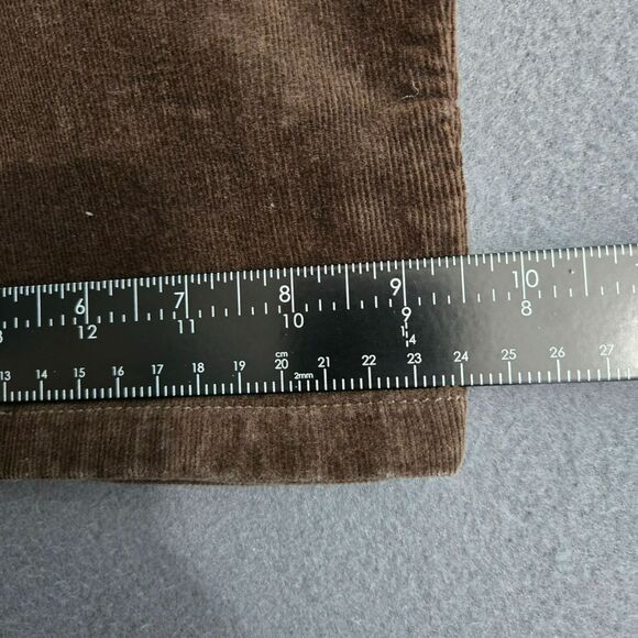 Erika Women 14 Brown Daria Corduroy Jeans Straight Leg High Rise - Picture 12 of 14